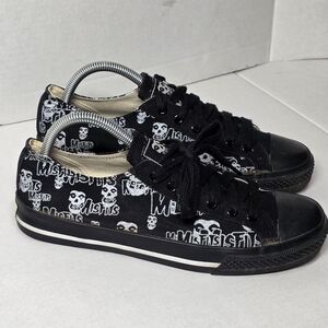 Rare Vintage The MisFits Sneakers Mens 8 Vision Street Wear Crimson Ghost Punk